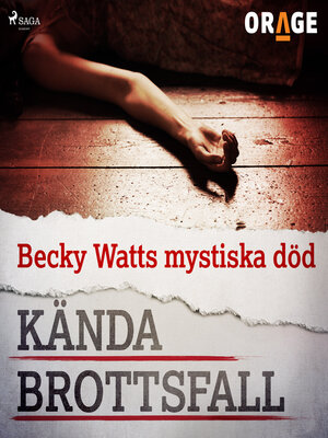 cover image of Becky Watts mystiska död